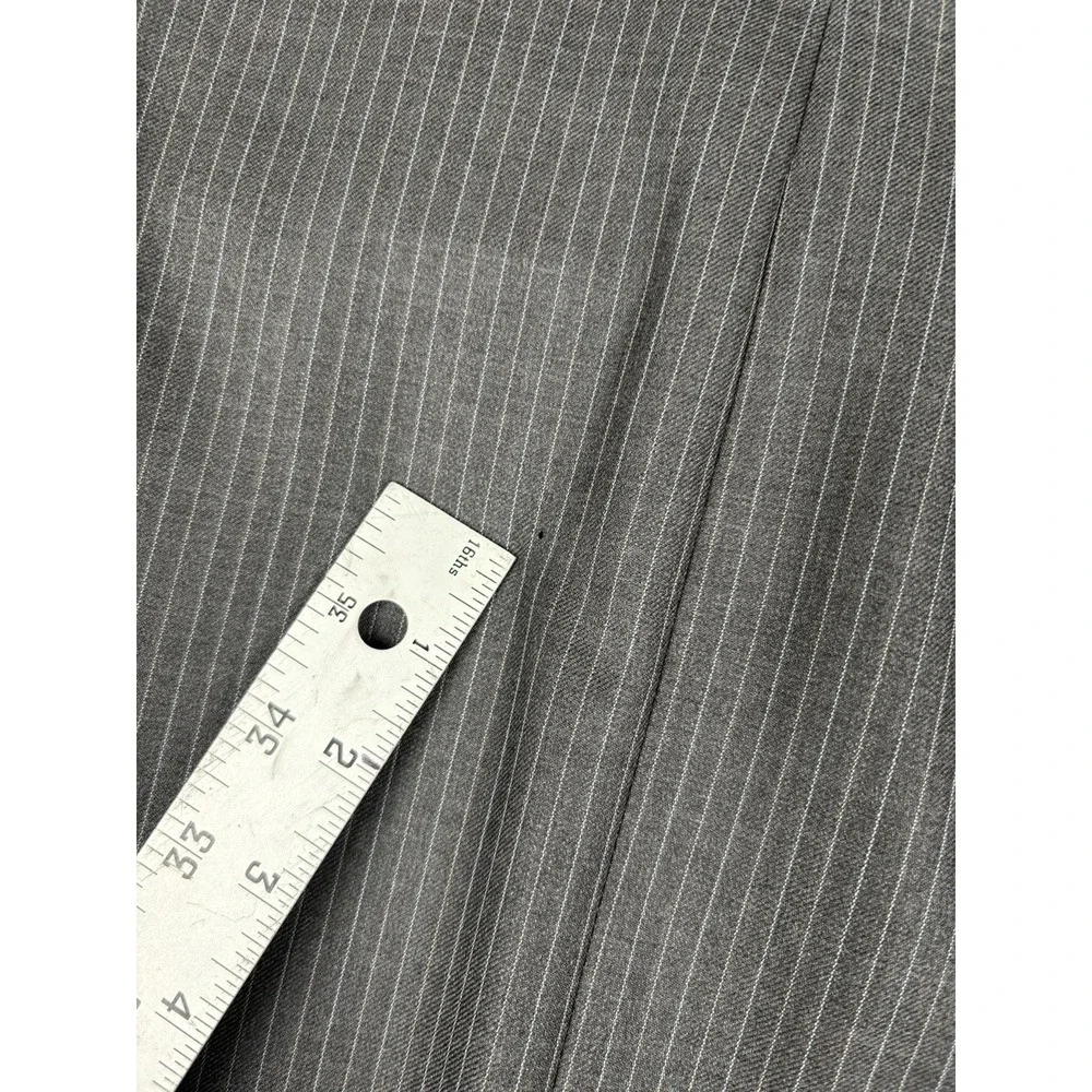 RALPH Ralph Lauren Pinstripe Wool Blazer 44L Navy Blue Men's 3 Button